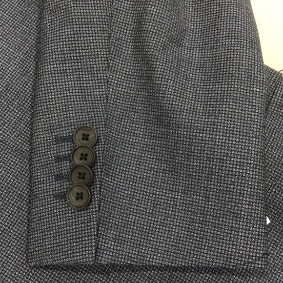 HUGO BOSS Novan Slim Fit Houndstooth Wool Coat - Picture 9 of 13